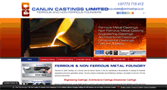 Desktop Screenshot of canlincastings.co.uk
